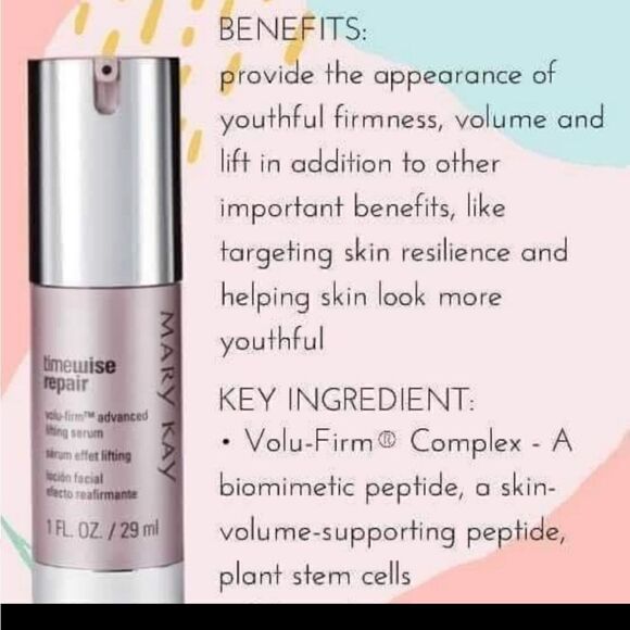 *HOST PICK* MARY KAY TIMEWISE REPAIR VOLU-FIRM LIFTING SERUM - NEW IN PACKAGE! - Picture 3 of 12